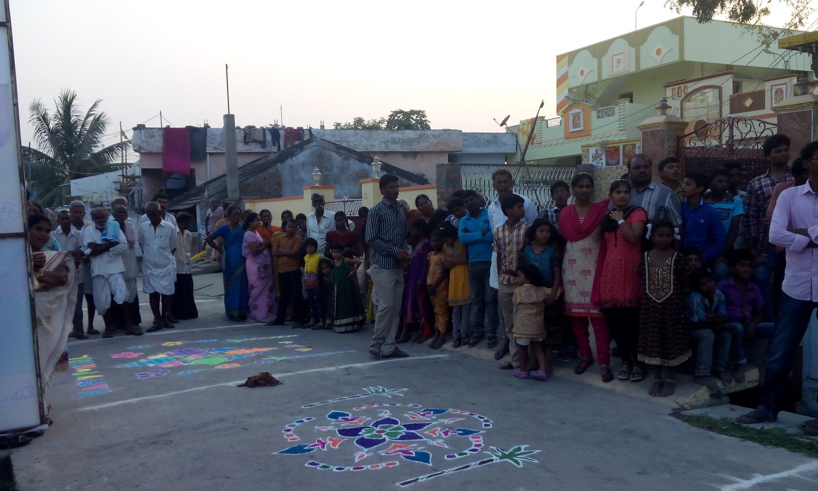 Rangoli Competition on the Day of Bhogi